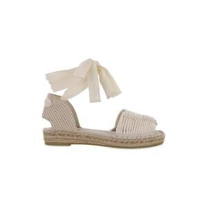 NEW MIA SHOES women's noella espadrille in ivory